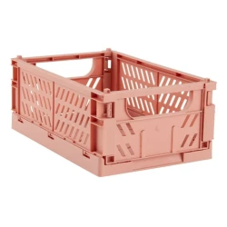 Ящик для хранения JYSK Milas 16x25x10 см, складной, коралл Ящик для хранения JYSK Milas 16x25x10 см, складной, коралл