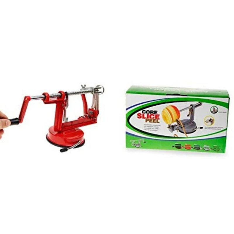 Фрукто-овощечистка Vinstar, нержавеющая сталь, красный