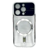 Чехол Auto Focus MagSafe для Apple iPhone 15 Pro Max Silver