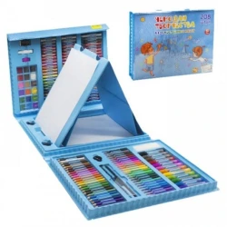 Набор для рисования 110000005455 голубой, 208 предметов Набор для рисования 110000005455 голубой, 208 предметов