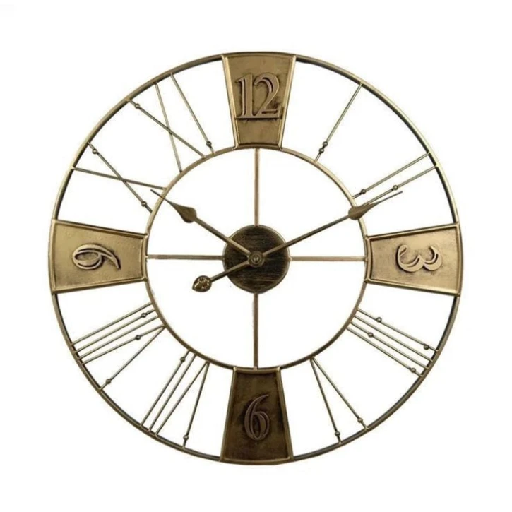 Настенные часы 8292-11, золотистый, 60 см