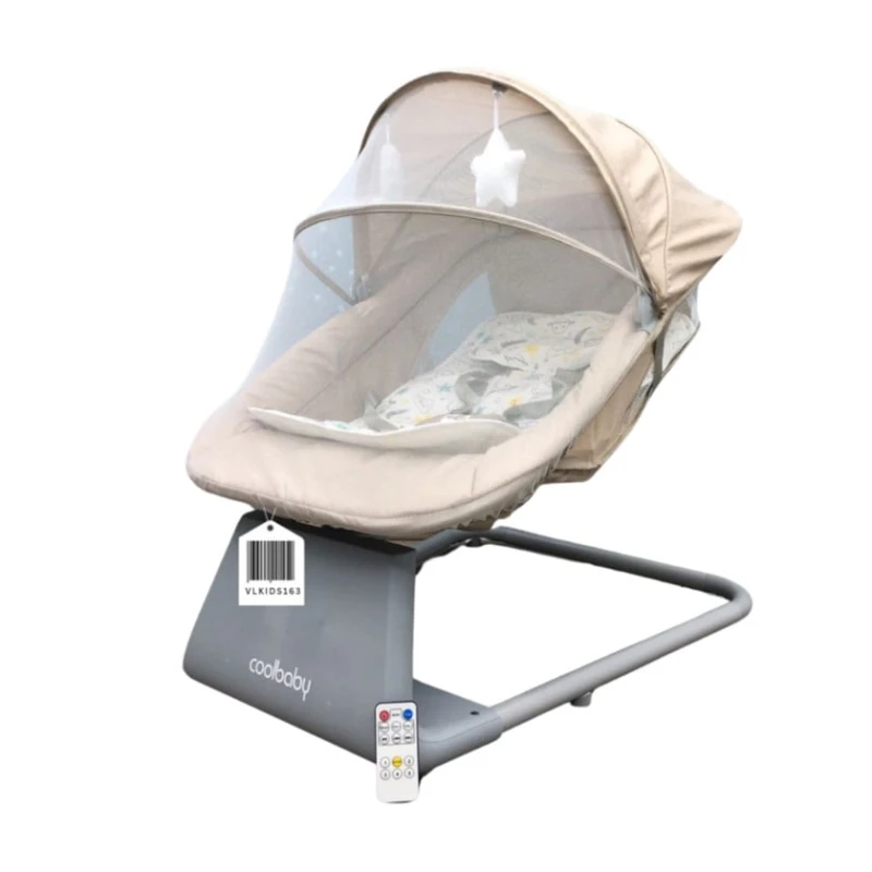 Кресло-качалка Cool Baby VL-KIDS-163, бежевая