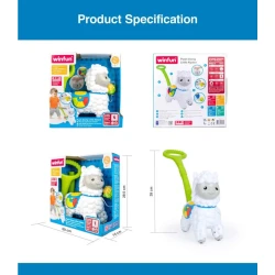 Развивающая игрушка Winfat Little Alpaca, 12+ месяцев