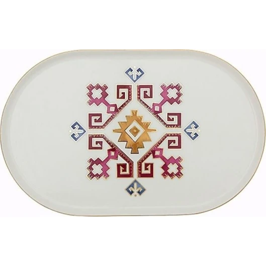 Boşqab Porland Arabesque 04ALM006013, farfor, rəngbərəng, 28 sm