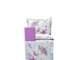 Yataq dəsti Narlı 000904, yorğan üzü 200x220 sm, mələfə 240x260 sm, 2 yastıq üzü 50x70 sm, ikinəfərlik, pambıq, rəngbərəng