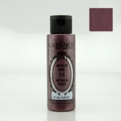 Перламутровая краска-металлик Cadence Metallic Paint 217 Dry Rose, Высушенная Роза, 70 мл