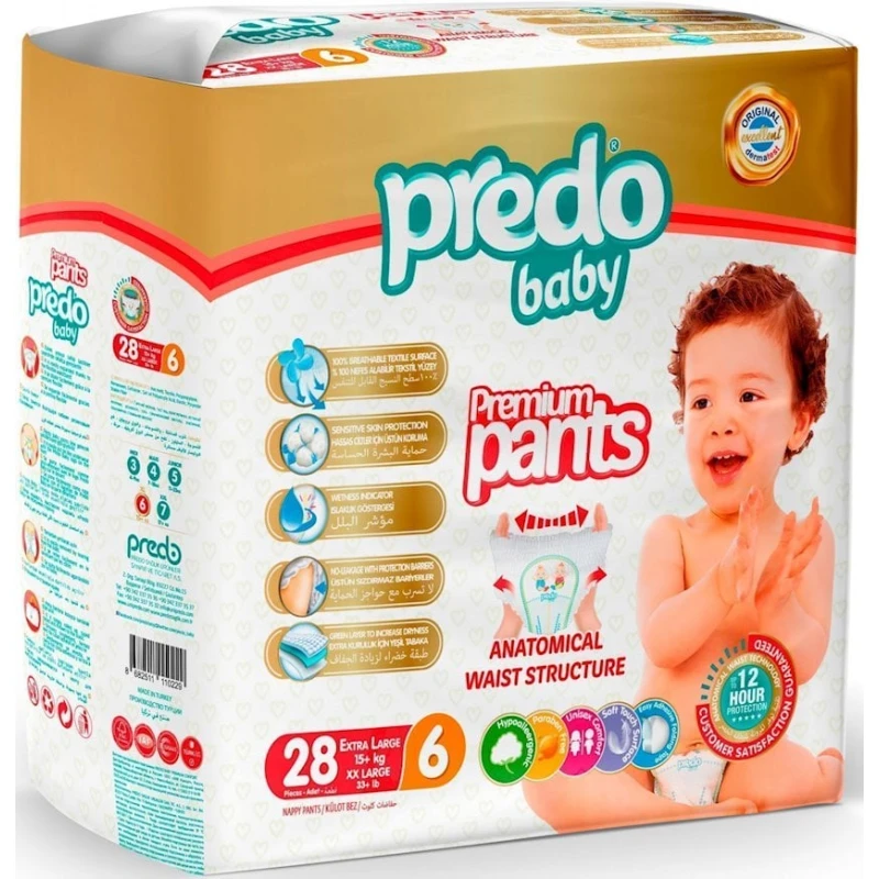 Подгузники-трусики Predo Baby №6 15+ кг 28 шт