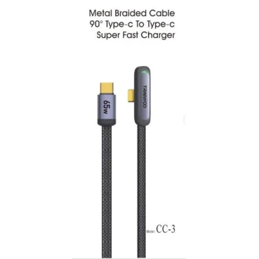 Kabel Tranyoo CC3 Type-C to Type-C Black