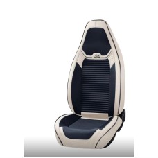 Oturacaq üçün çexol Boss PilotK4, qara/ağ - PİLOTK4