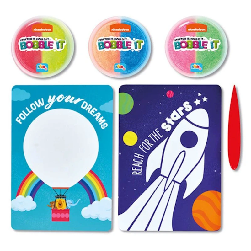 Набор для творчества Nickelodeon Bobble It 3D Picture Art, 5+ лет Набор для творчества Nickelodeon Bobble It 3D Picture Art, 5+ лет