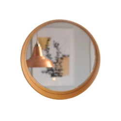 Круглое настенное зеркало Maksim WoodShop MW02MRYASSK, цвет ясень Круглое настенное зеркало Maksim WoodShop MW02MRYASSK, цвет ясень