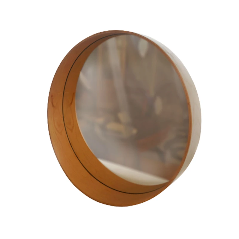 Круглое настенное зеркало Maksim WoodShop MW02MRYASSK, цвет ясень Круглое настенное зеркало Maksim WoodShop MW02MRYASSK, цвет ясень