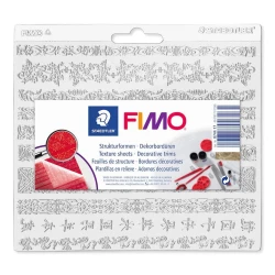 Teksturalı kağız Fimo Dekorativ işləmə, 168x150 mm