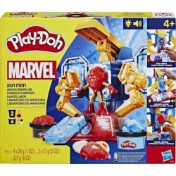 Игровой набор Hasbro Play-doh Marvel Iron Man Armor Maker Lab, 4+ лет