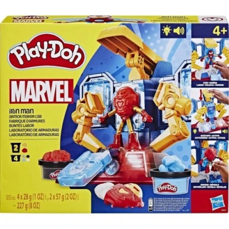 Игровой набор Hasbro Play-doh Marvel Iron Man Armor Maker Lab, 4+ лет Игровой набор Hasbro Play-doh Marvel Iron Man Armor Maker Lab, 4+ лет