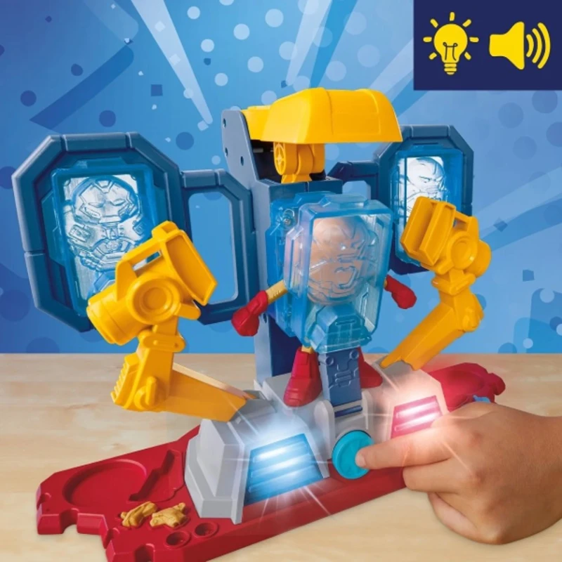Игровой набор Hasbro Play-doh Marvel Iron Man Armor Maker Lab, 4+ лет Игровой набор Hasbro Play-doh Marvel Iron Man Armor Maker Lab, 4+ лет