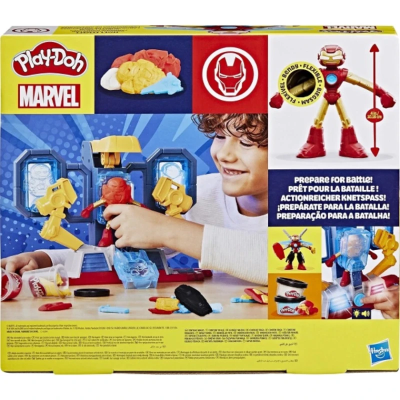 Игровой набор Hasbro Play-doh Marvel Iron Man Armor Maker Lab, 4+ лет Игровой набор Hasbro Play-doh Marvel Iron Man Armor Maker Lab, 4+ лет