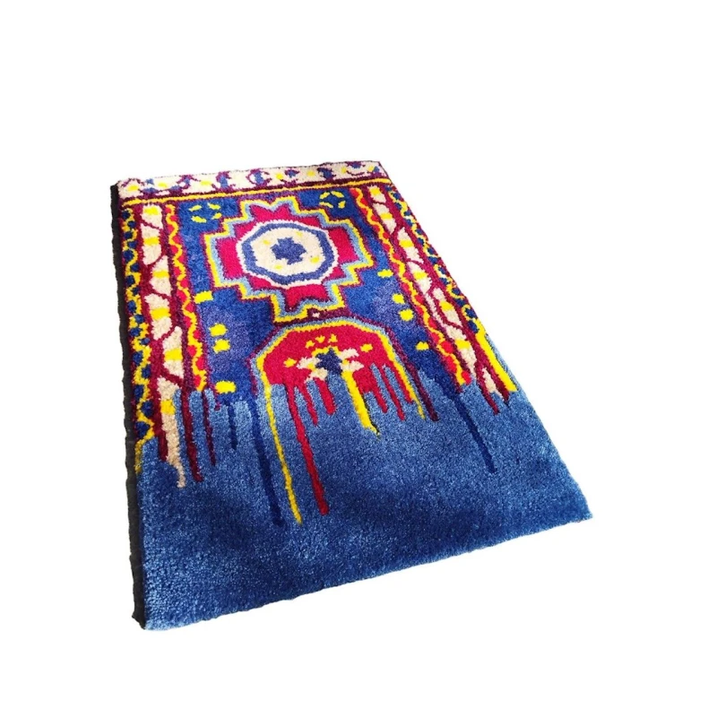 Ковер ручного производства NN Rugs 1114, разноцветный, 60x40 см Ковер ручного производства NN Rugs 1114, разноцветный, 60x40 см