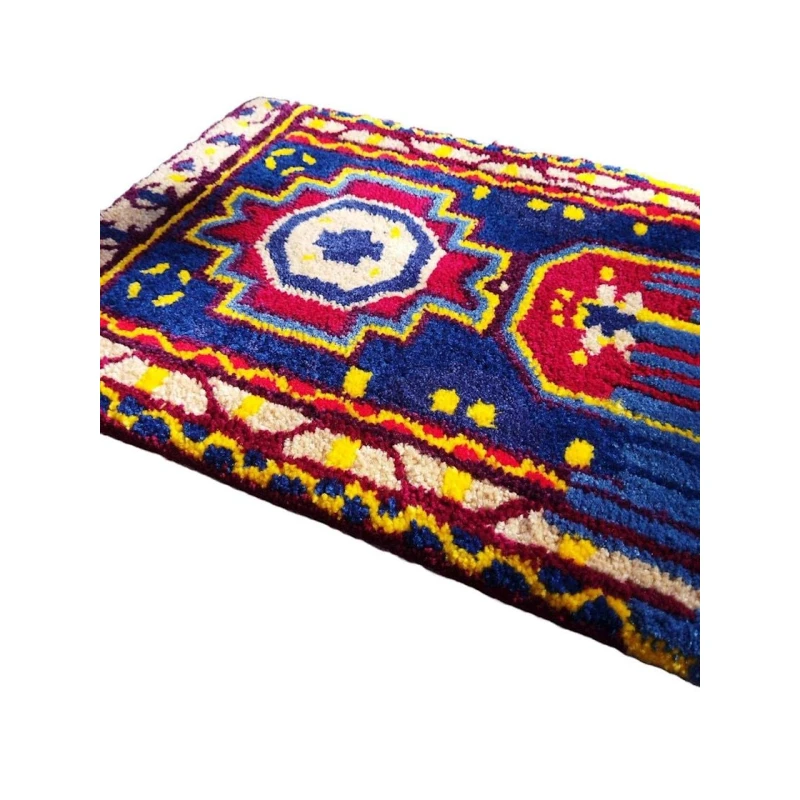 Ковер ручного производства NN Rugs 1114, разноцветный, 60x40 см Ковер ручного производства NN Rugs 1114, разноцветный, 60x40 см