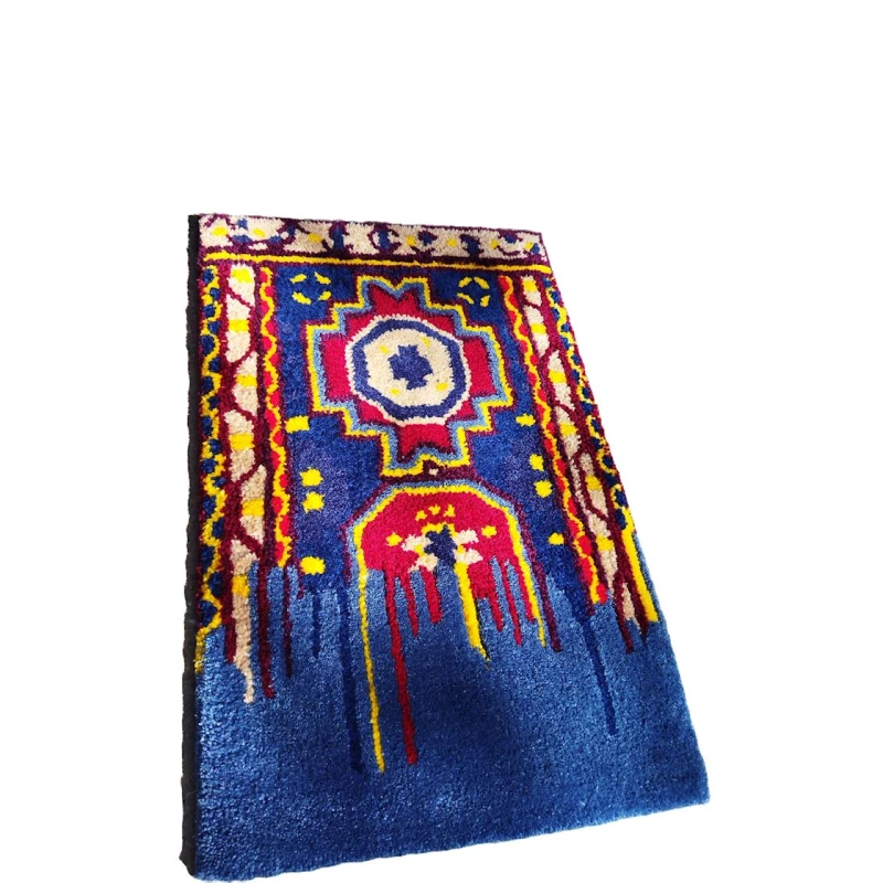 Ковер ручного производства NN Rugs 1114, разноцветный, 60x40 см Ковер ручного производства NN Rugs 1114, разноцветный, 60x40 см