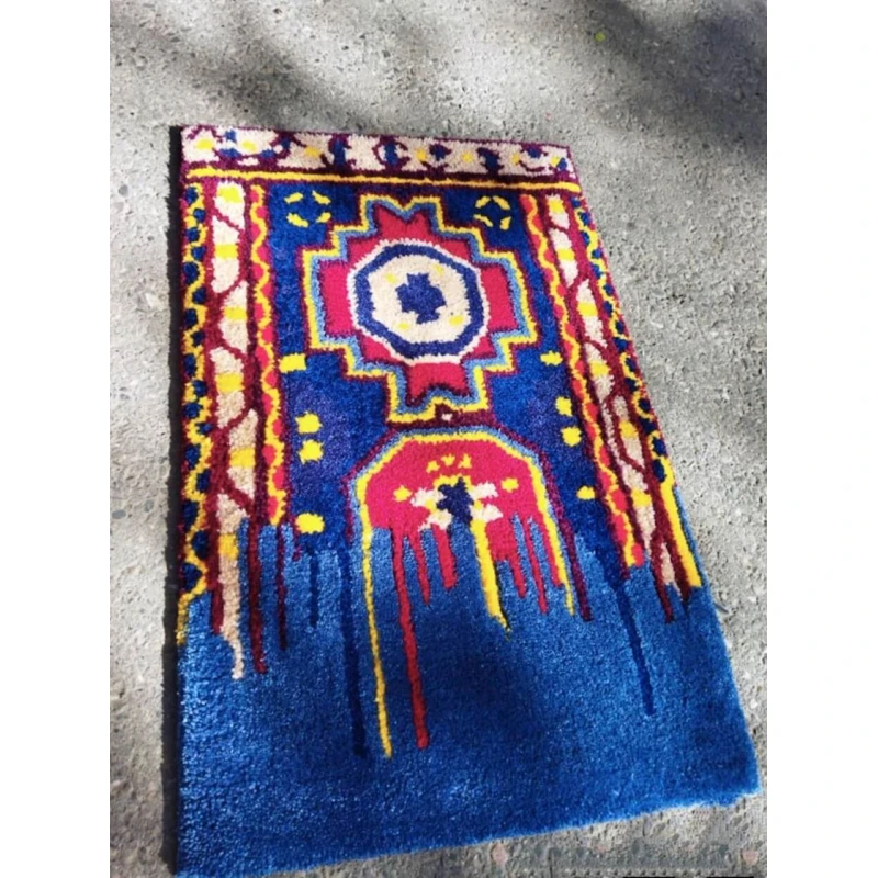 Ковер ручного производства NN Rugs 1114, разноцветный, 60x40 см Ковер ручного производства NN Rugs 1114, разноцветный, 60x40 см