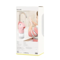 Дозатор для жидкого мыла Baseus Minidinos (ACXSJ-C04), розовый, сенсорный, 300 мл, пластик