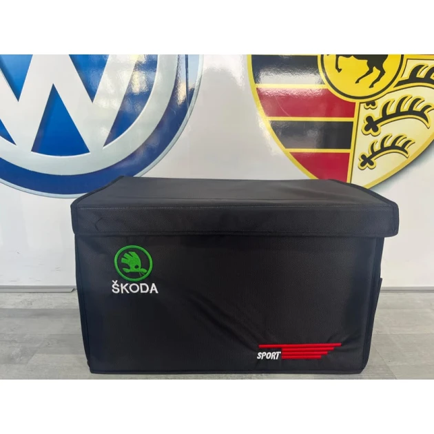Orqanayzer-çanta avtomobil üçün Skoda, qara Orqanayzer-çanta avtomobil üçün Skoda, qara