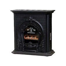 Soba AHK-BHKA30-01, 92x88x36 sm, metal/bürünc, qara