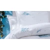 Комплект постельного белья Yataş Onie пододеяльник 160x220, простыня 180x240, наволочки 50x70, односпальный, белый/голубой
