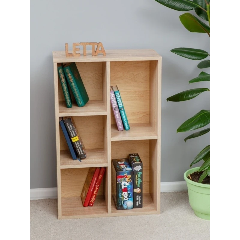 Stellaj Letta, bej, LDSP, 50x26x79 sm