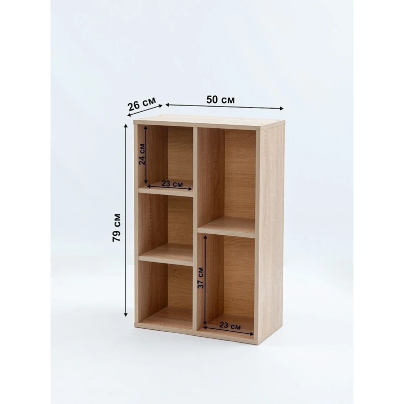 Stellaj Letta, bej, LDSP, 50x26x79 sm