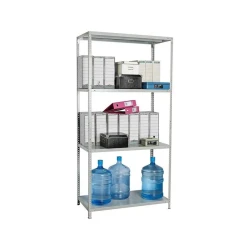 Стеллаж Практик MS 120/60X20/4, серый