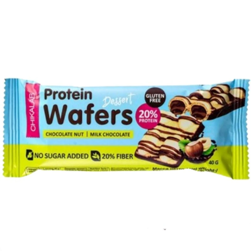 Протеиновый батончик Chika Protein Wafer Chocolate, 40 г Протеиновый батончик Chika Protein Wafer Chocolate, 40 г