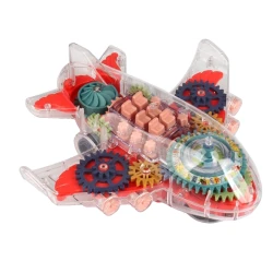 Oyuncaq təyyarə AIR_963, plastik, qırmızı, 3+ yaş