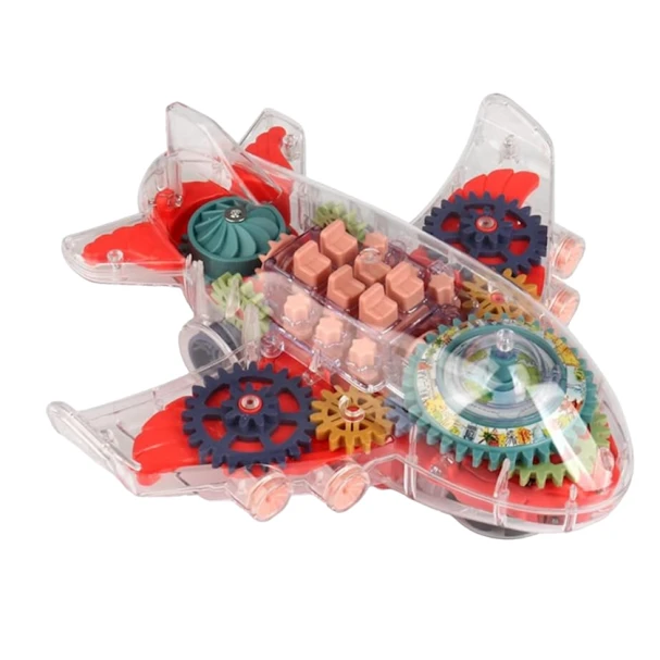 Oyuncaq təyyarə AIR_963, plastik, qırmızı, 3+ yaş