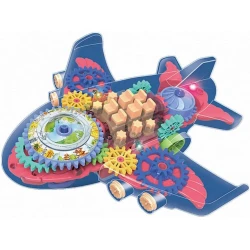 Oyuncaq təyyarə AIR_963, plastik, qırmızı, 3+ yaş