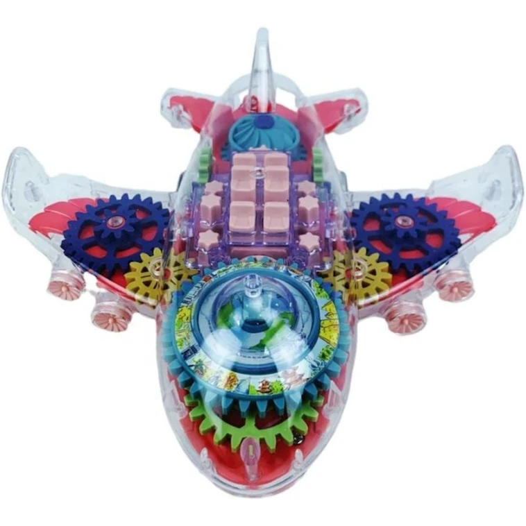 Oyuncaq təyyarə AIR_963, plastik, qırmızı, 3+ yaş