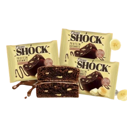 Proteinli pirojna qutusu FitnesShock Brownie Banana, 50 q, 10 əd