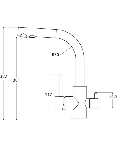 Qarışdırıcı Aquasanita Akvaduo 2663-110