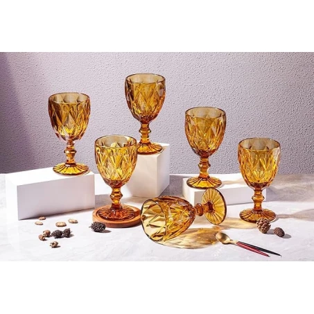 Badə dəsti, qızılı, 330 ml, 6 əd