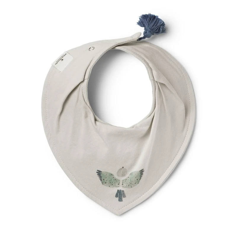 Слюнявчик Elodie Details Watercolor Wings, серый