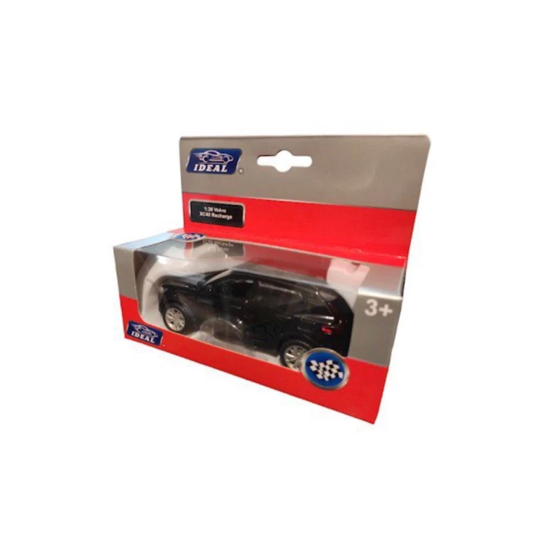 Машинка игрушечная Ideal Volvo XC40 Recharge 1:39, черная