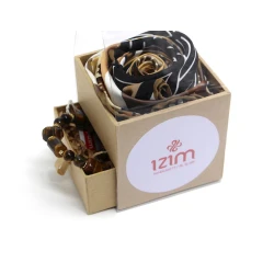 Qadınıar üçün hədiyyə dəsti Izim HD0041 (yaylıq 90x90 sm + qolbaq)