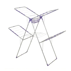 Сушилка для белья Cingillioglu Linda CC-805, серая/фиолетовая Сушилка для белья Cingillioglu Linda CC-805, серая/фиолетовая