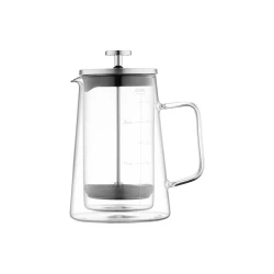 Френч-пресс Ardesto Black Mars AR1906DW, 600 мл, прозрачный Френч-пресс Ardesto Black Mars AR1906DW, 600 мл, прозрачный