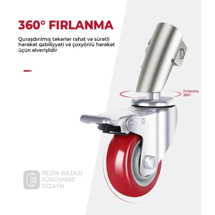 Набор роликовых колес Neewer 75 мм, 3 шт