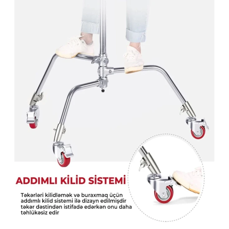 Набор роликовых колес Neewer 75 мм, 3 шт