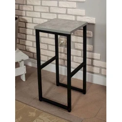 Барный стул BBeton, 75х35х35 см, серый Барный стул BBeton, 75х35х35 см, серый