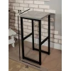 Барный стул BBeton, 75х35х35 см, серый Барный стул BBeton, 75х35х35 см, серый