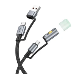 Кабель USB Hoco U138 USB-C to USB-C Black